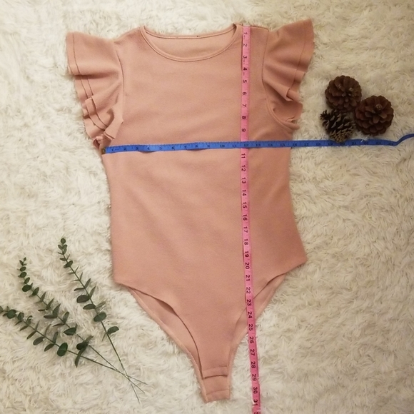 Tops - Pink stretchy Onesie / Leotard